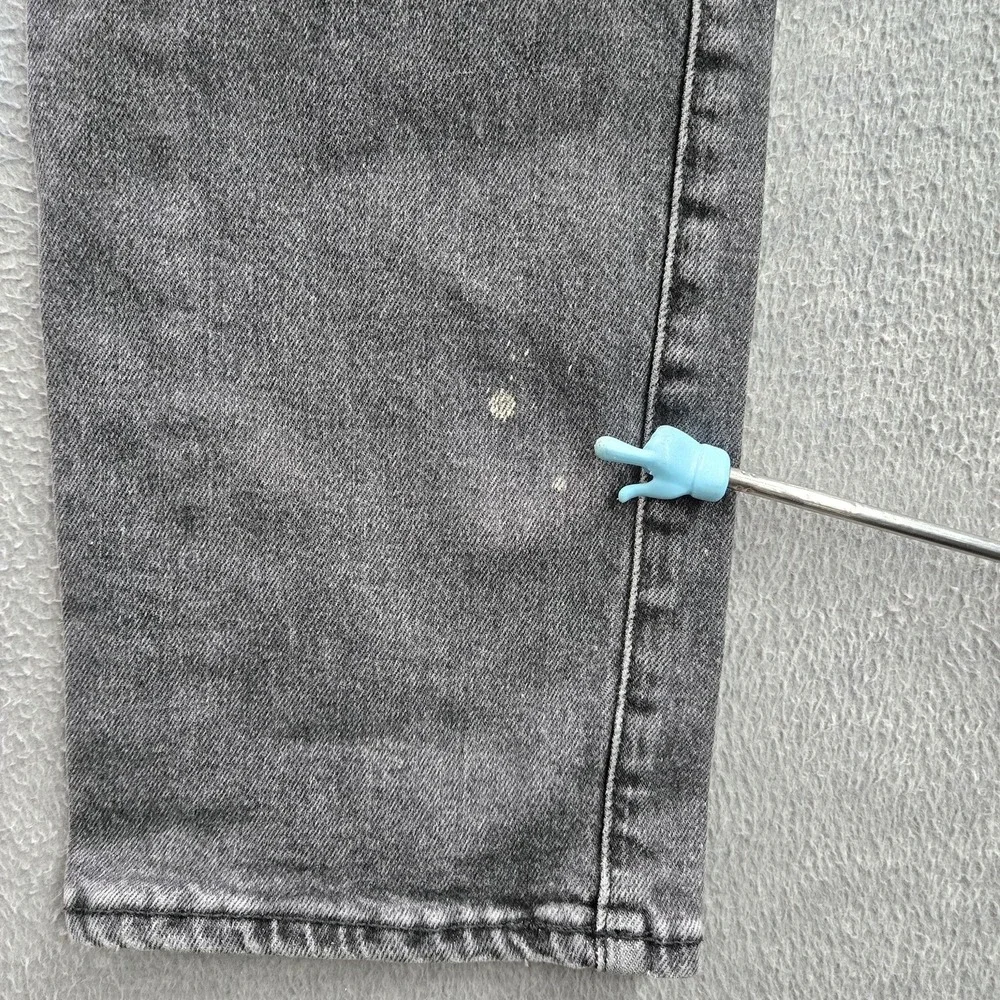 Lucky Brand Men Jeans 32X32 Gray Denim 121 Slim Straight Zipper 32